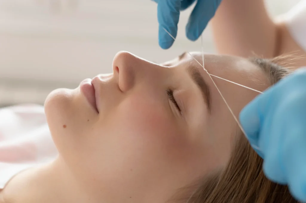 eyebrow shaping