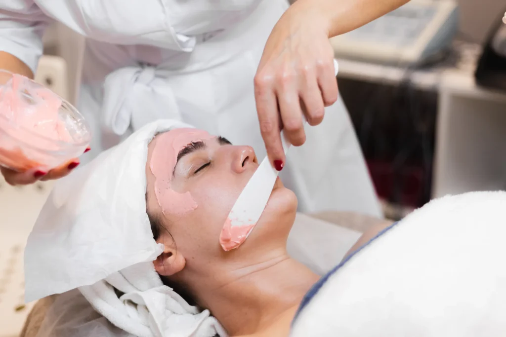 facial waxing