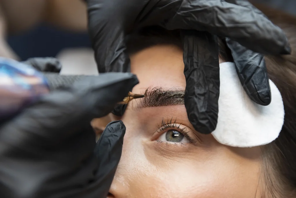 eyebrow shaping