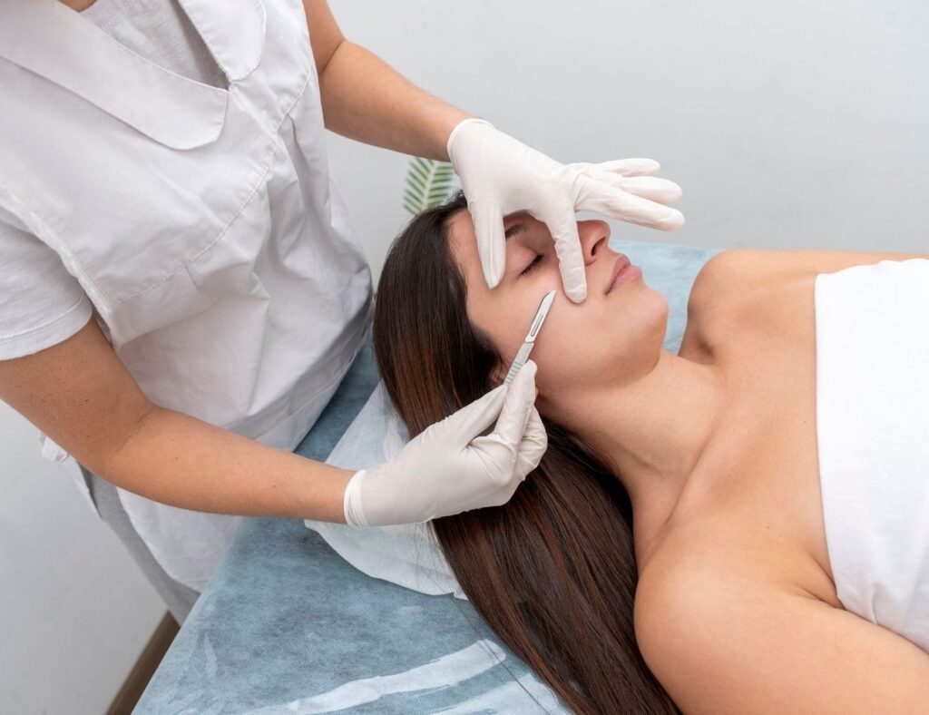 peach fuzz removal